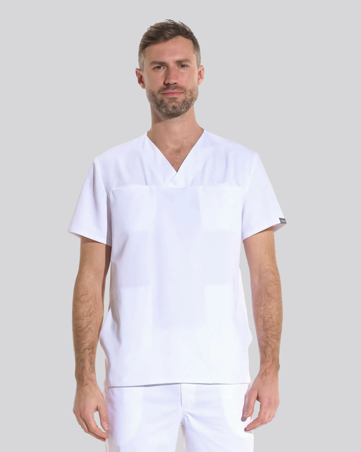 WAVE White Scrub Top
