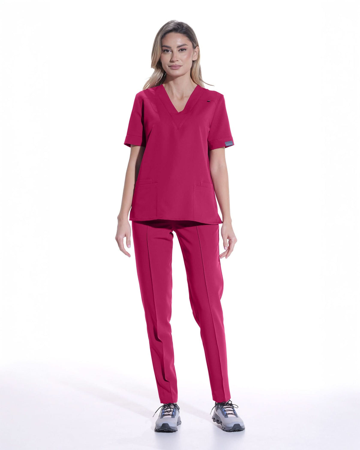 Bluza medicala VERSO magenta - 1zero1.ro