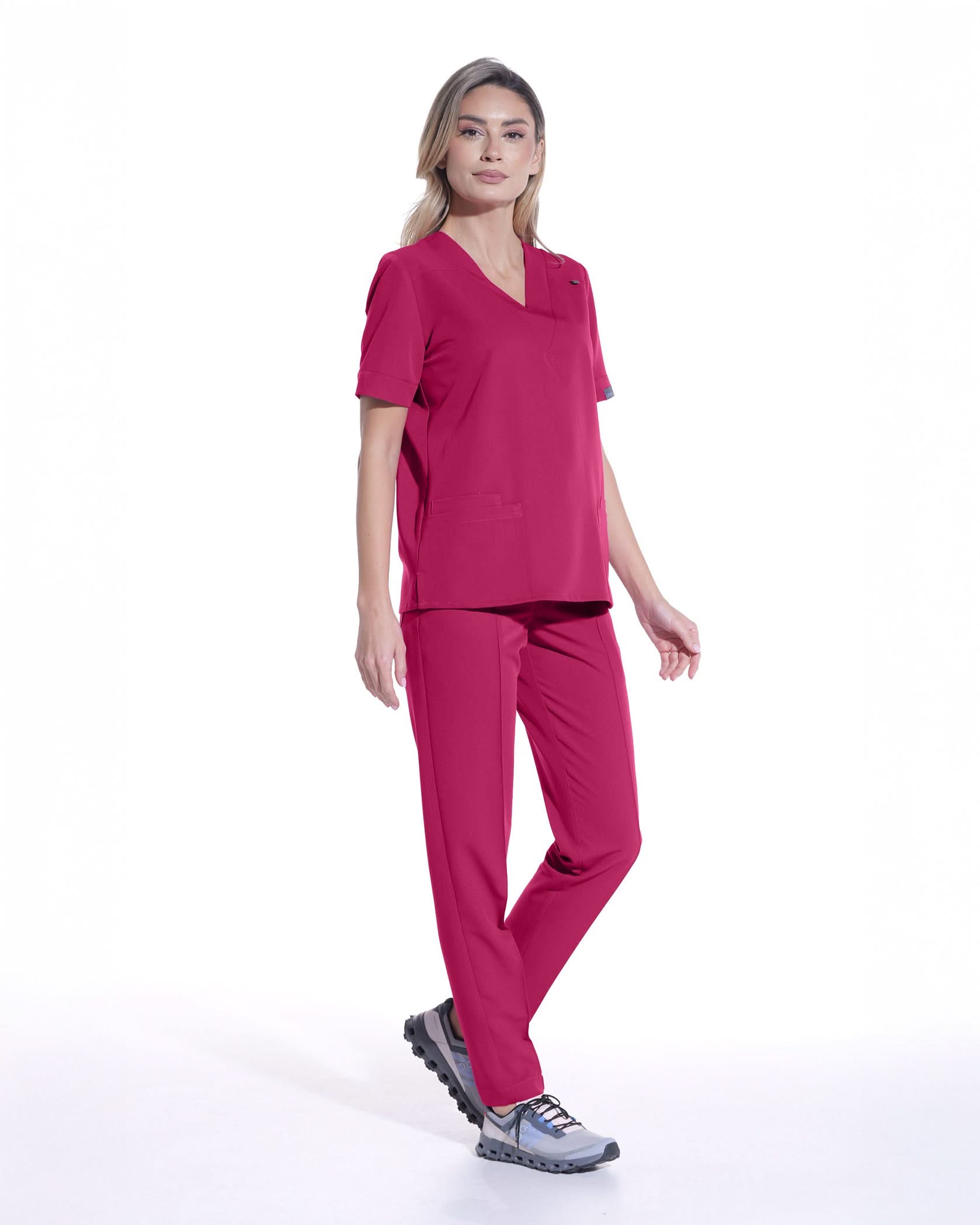 Bluza medicala VERSO magenta - 1zero1.ro