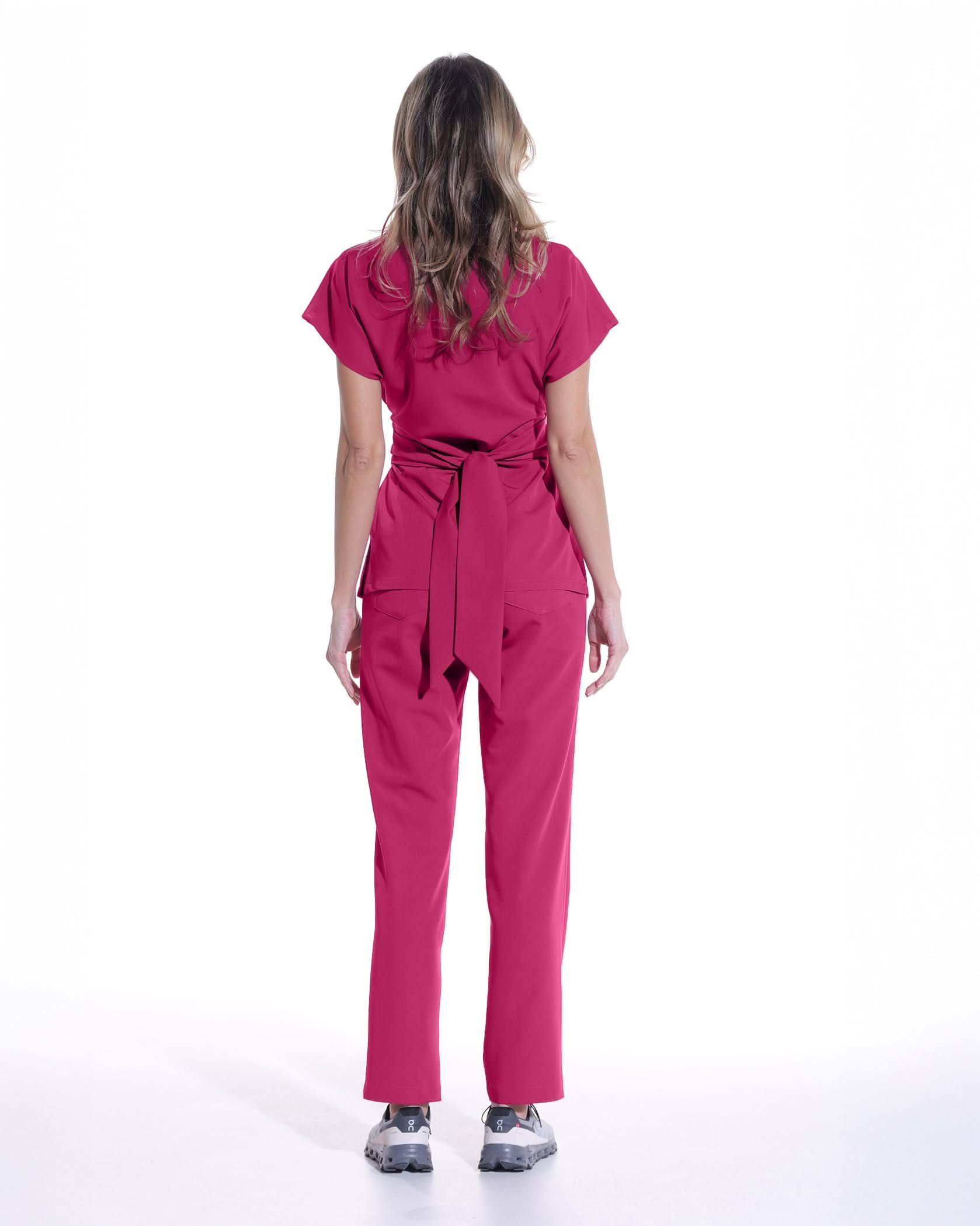 Bluza medicala CELESTE magenta - 1zero1.ro