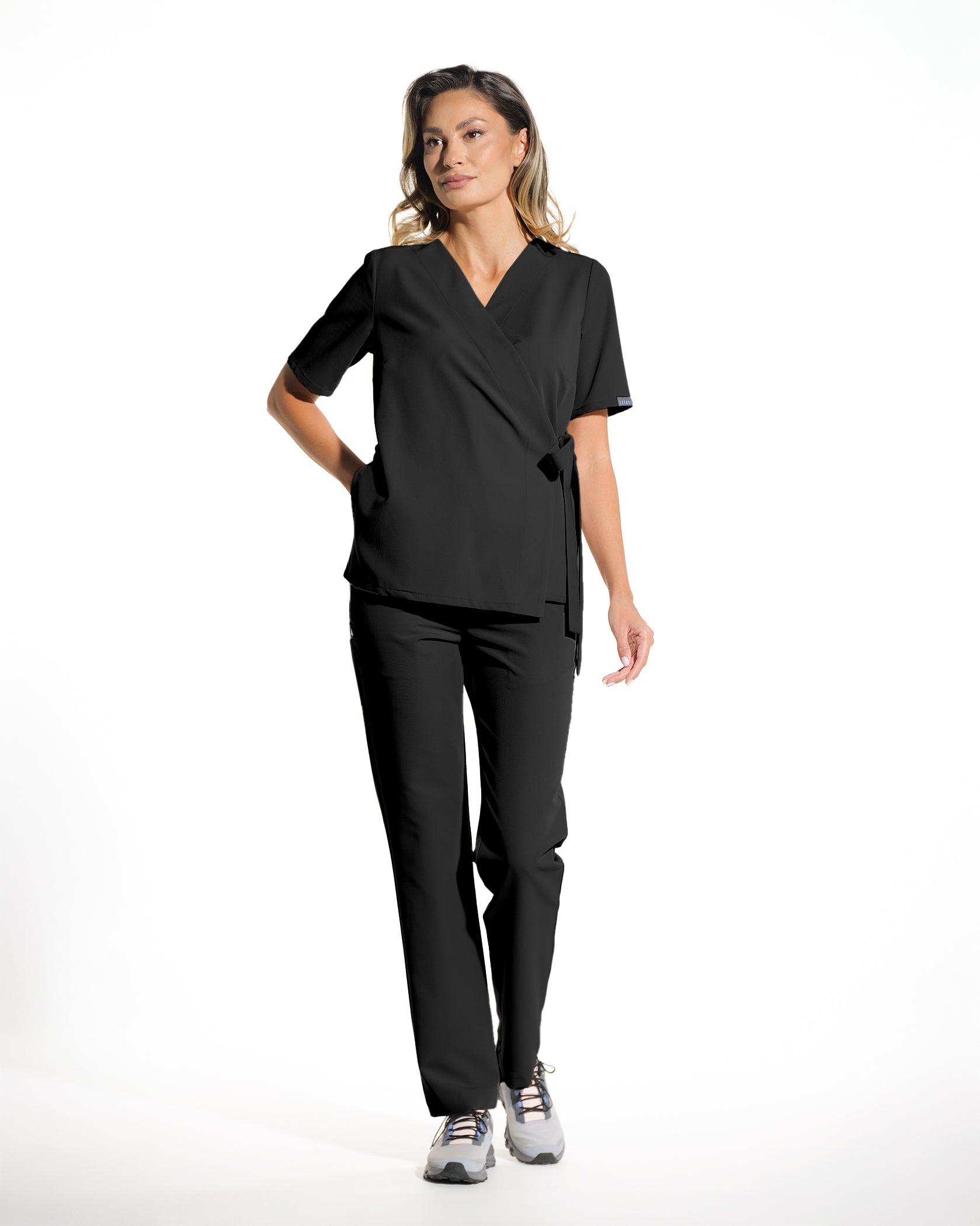 ANAIS Black Scrub Top - Image 3