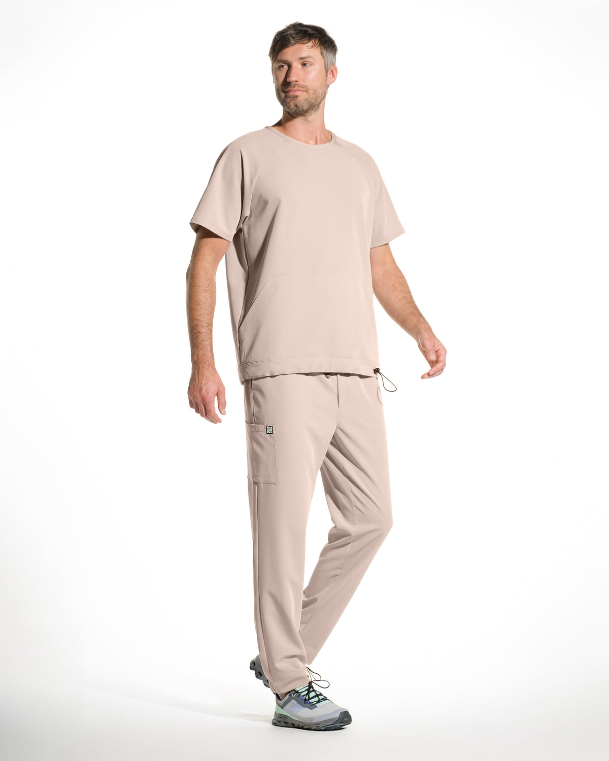 Bluza medicala barbati EVER latte