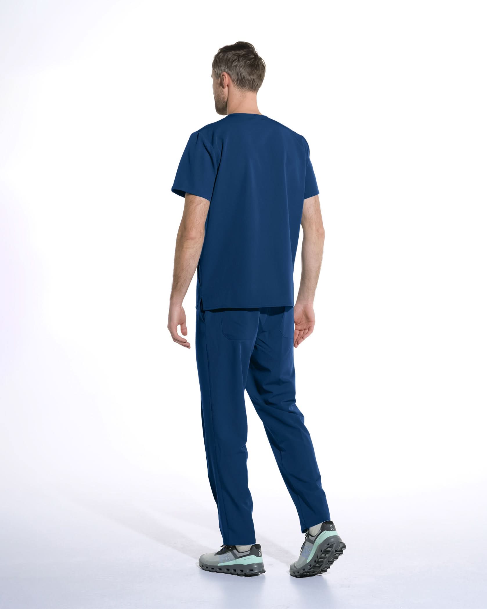 Pantaloni medicali barbati NORM royal blue - 1zero1.ro