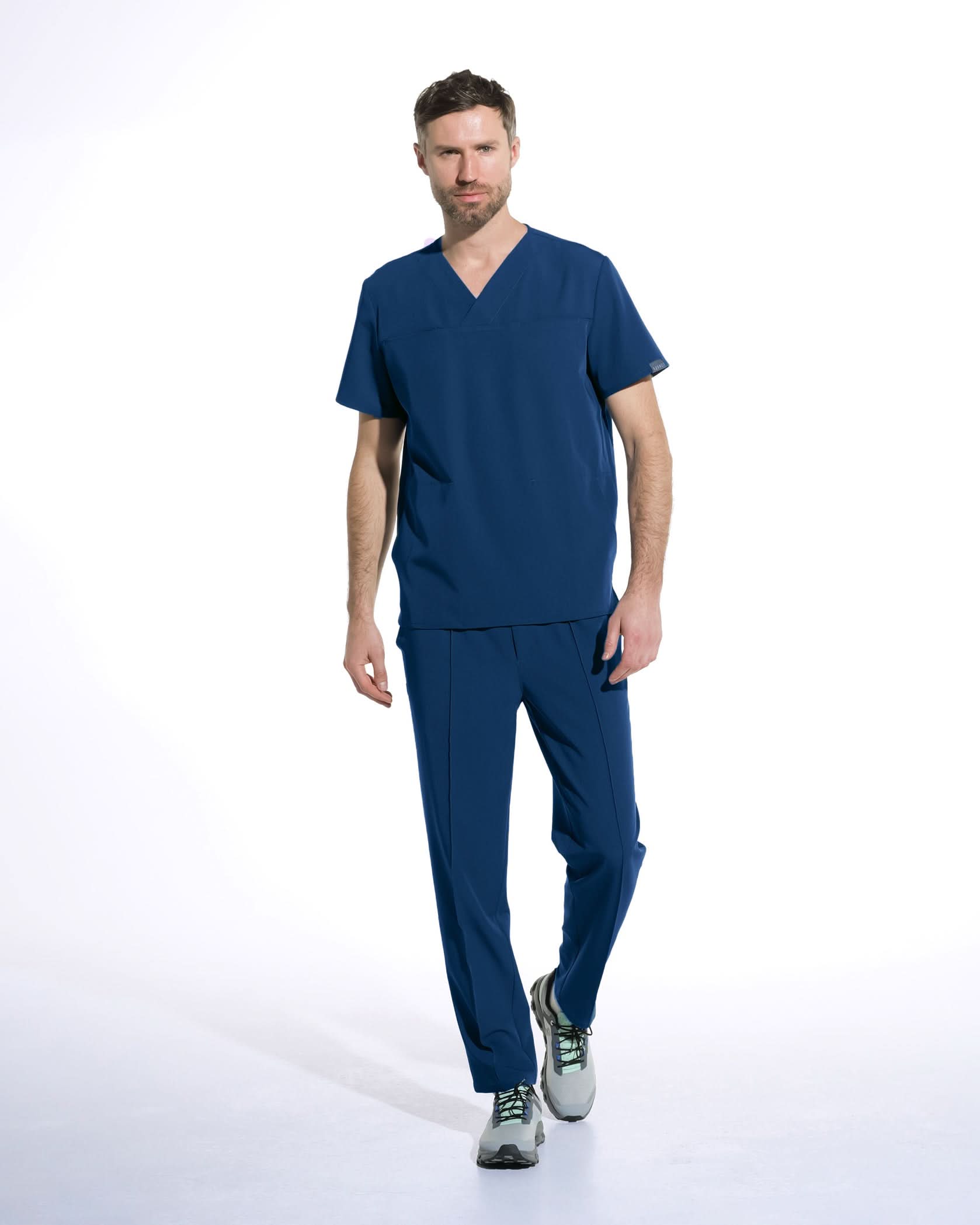 Pantaloni medicali barbati NORM royal blue - 1zero1.ro