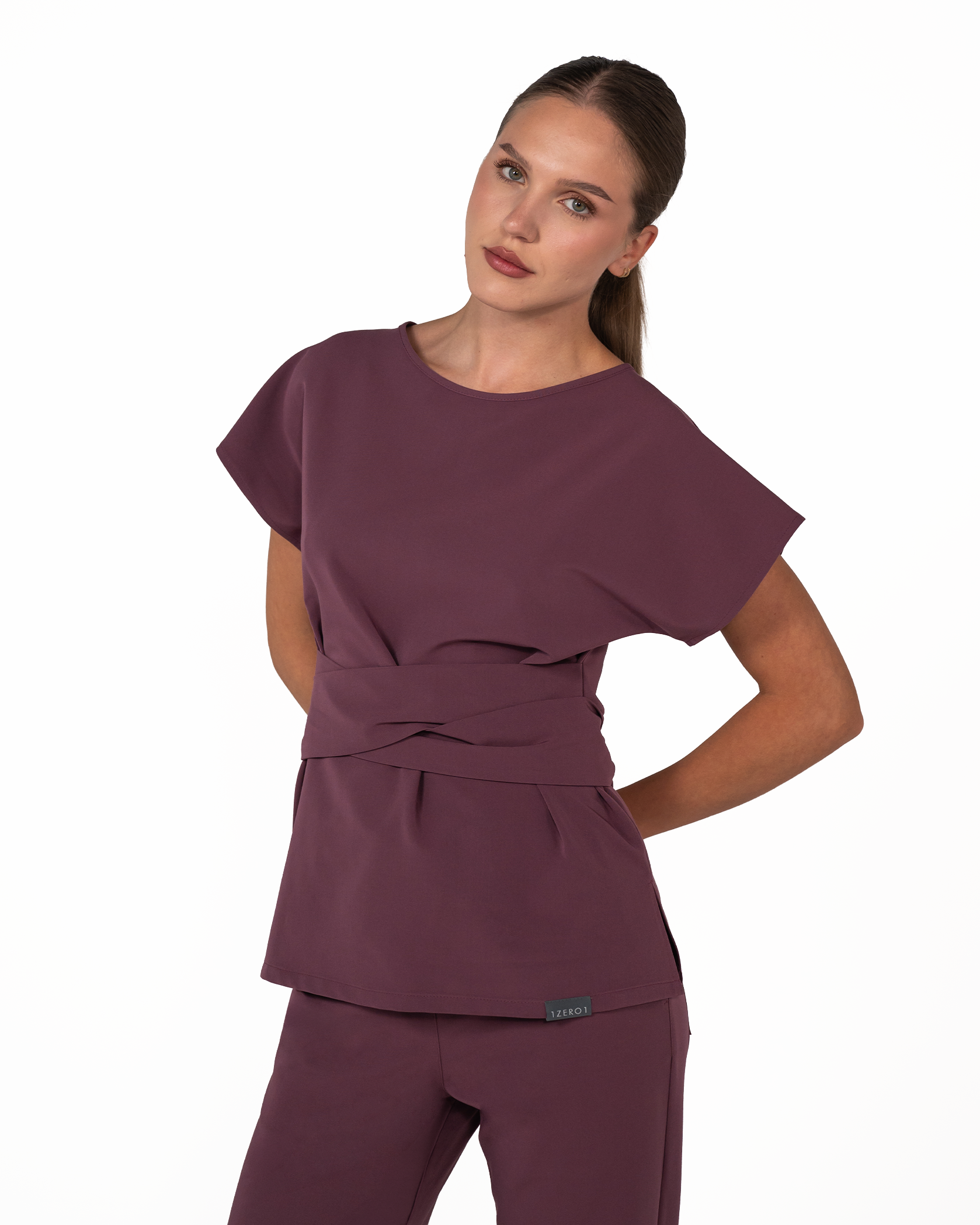 CELESTE grape medical top - Image 3