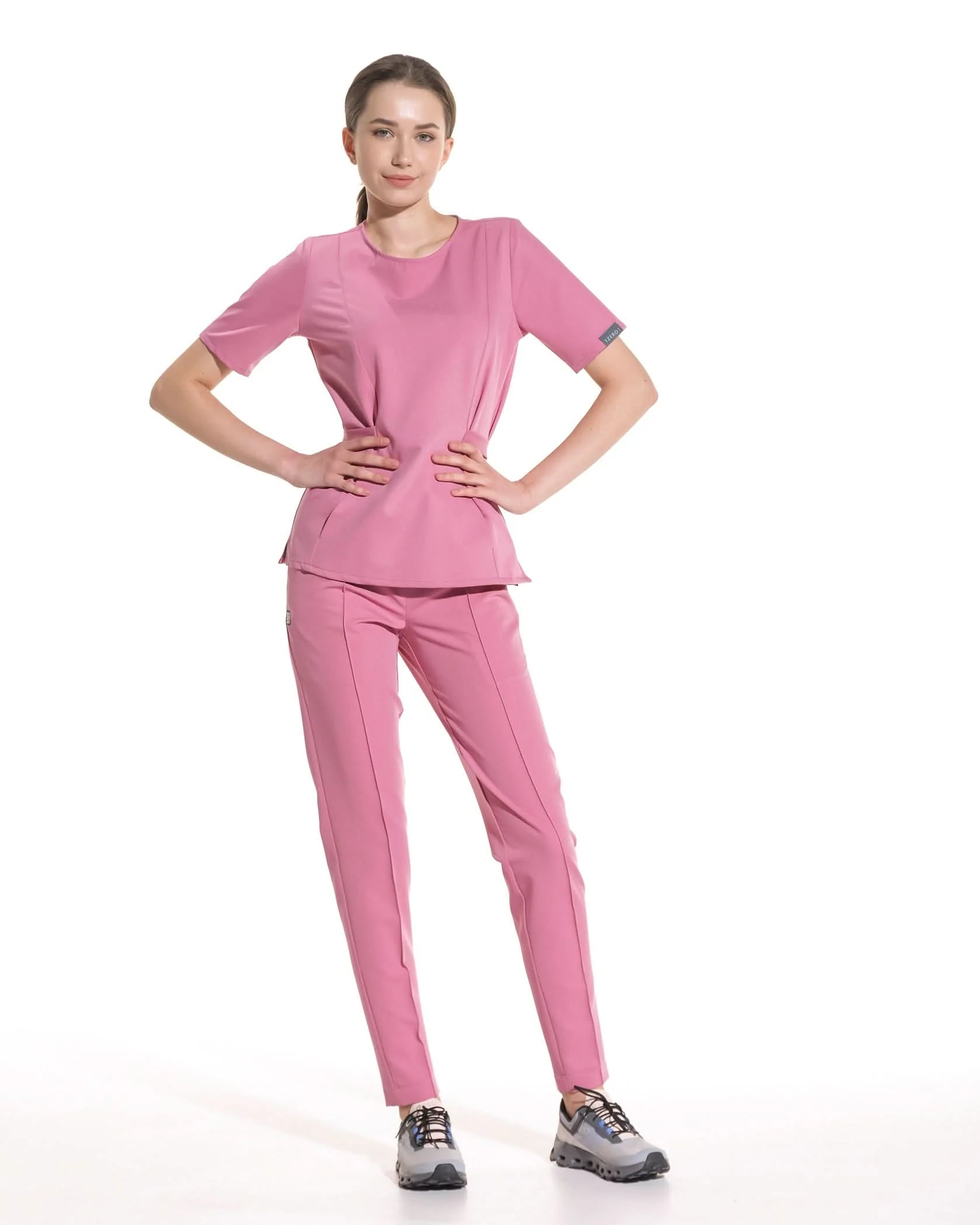 Costum medical CONTOUR Rose Dust - Front view