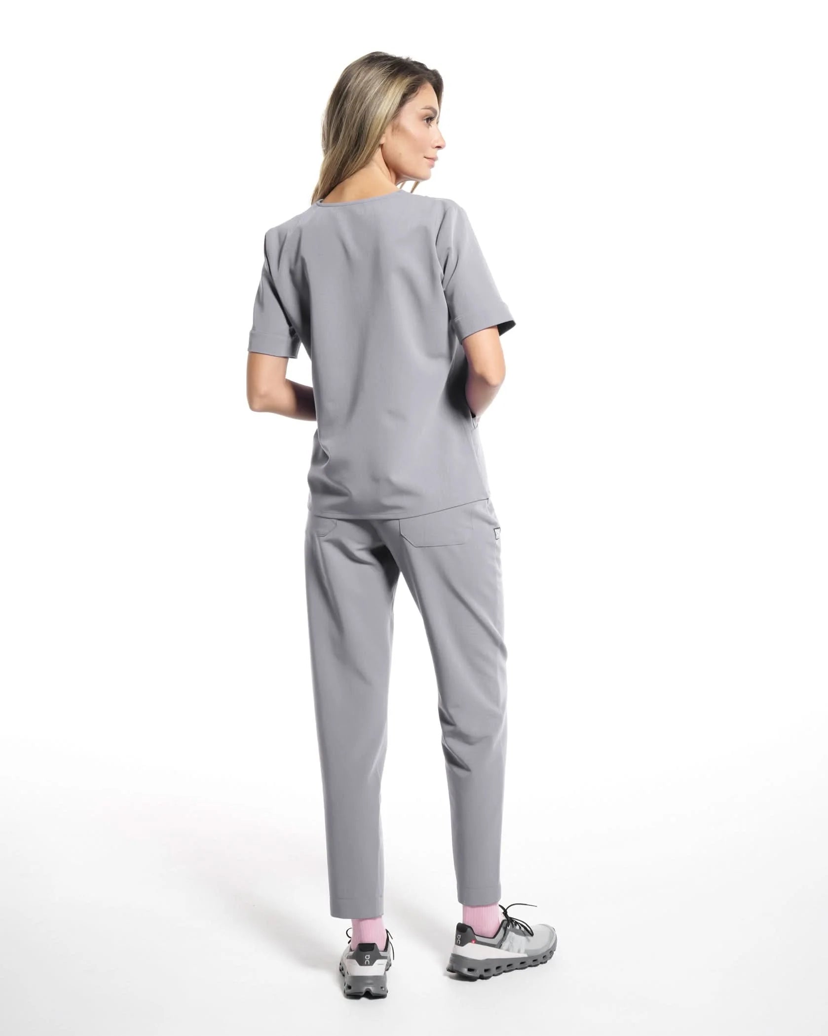 Costum medical CLASIC Gri - Image 4