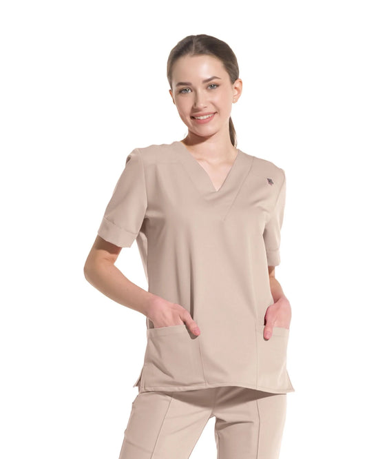 Costum medical CLASIC Latte