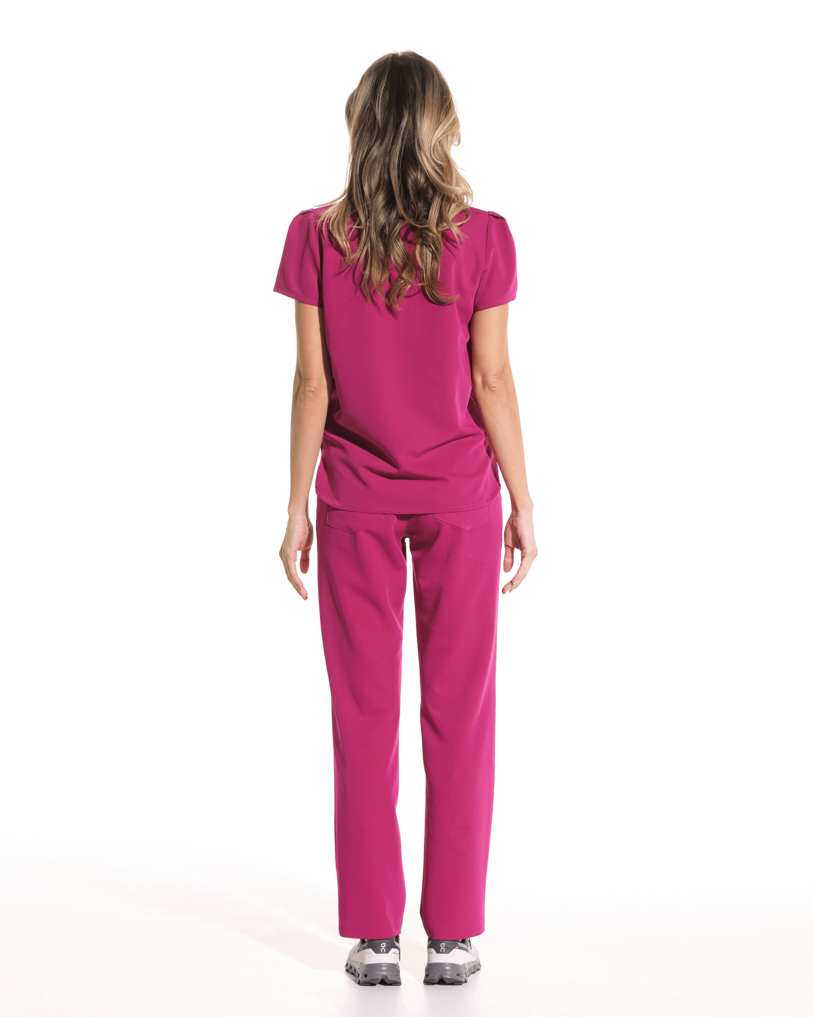 Bluza medicala FRIDA magenta - 1zero1.ro