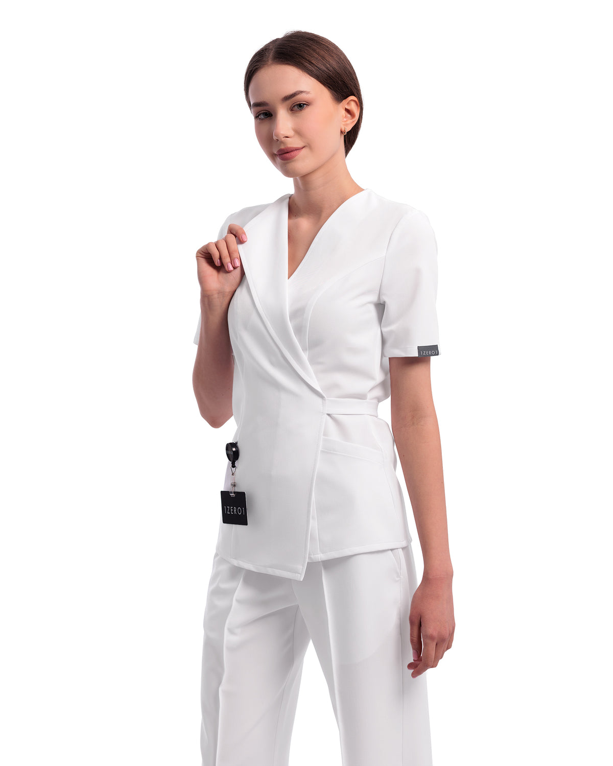 Bluza medicala SIENA alb