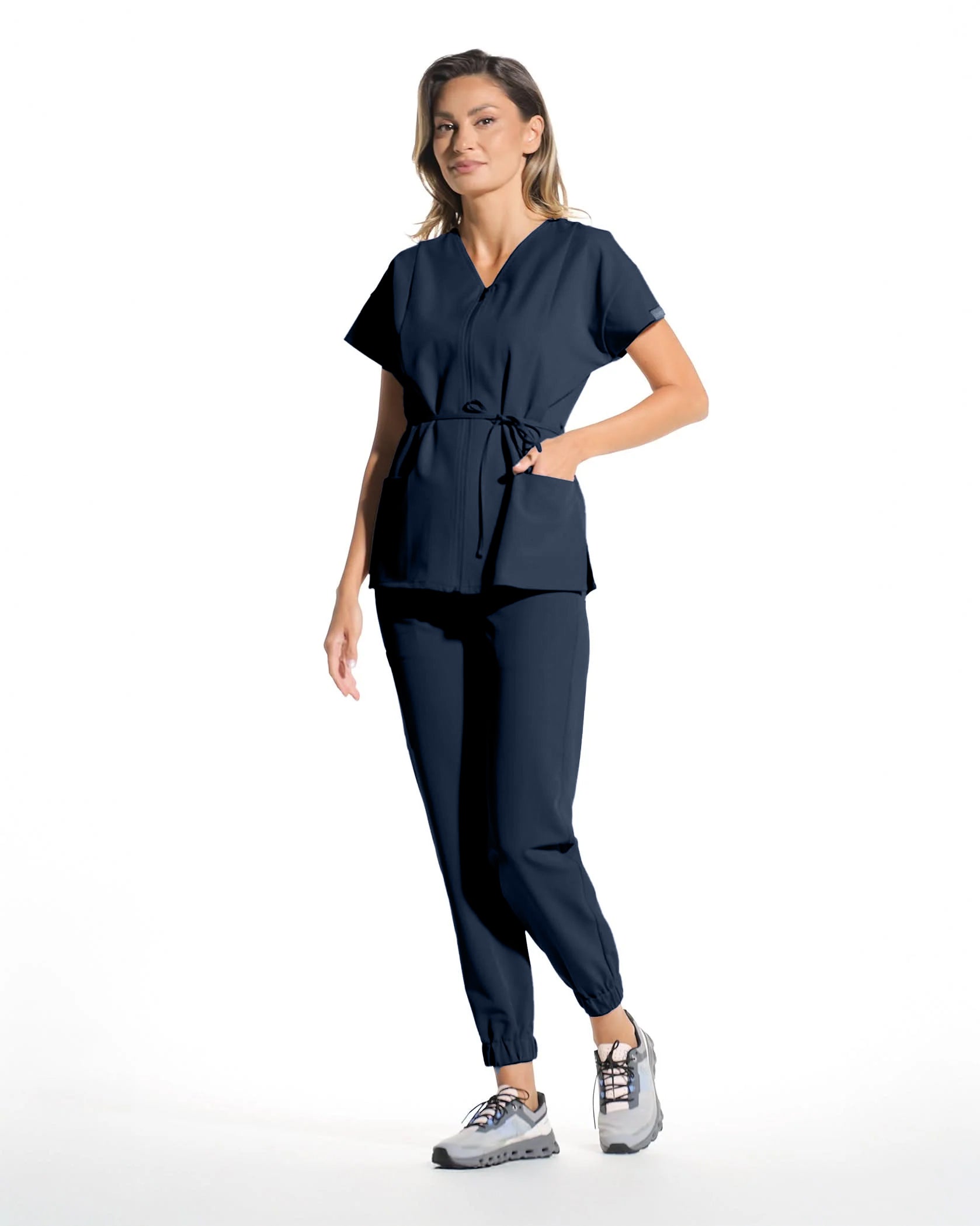 FLEX navy medical pants - Front view
