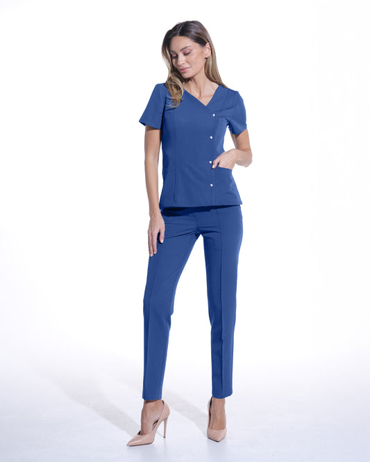 Pantaloni NOVUM royal blue