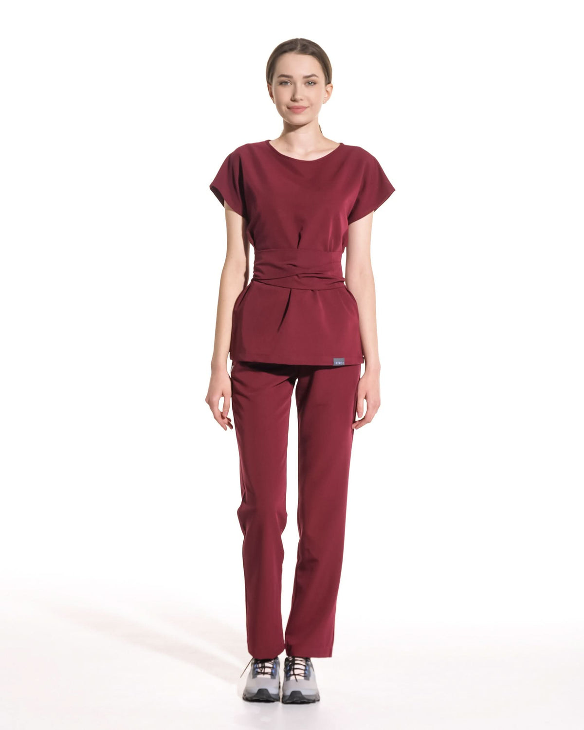 Bluza medicala CELESTE bordo - 1zero1.ro