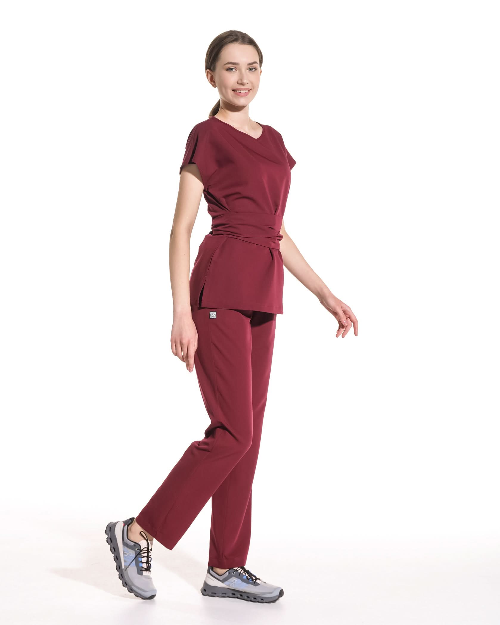 Bluza medicala CELESTE bordo - 1zero1.ro