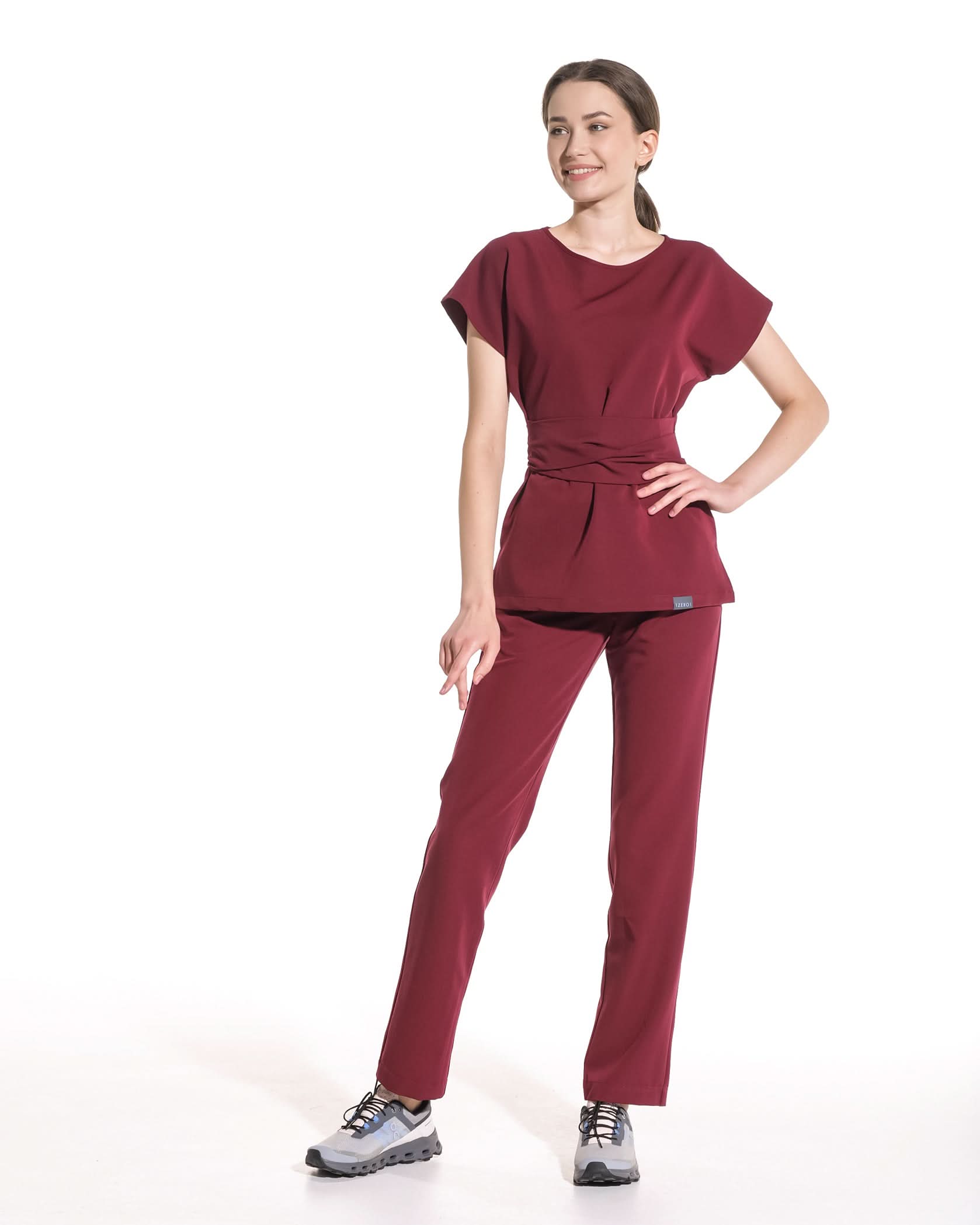 Bluza medicala CELESTE bordo - 1zero1.ro