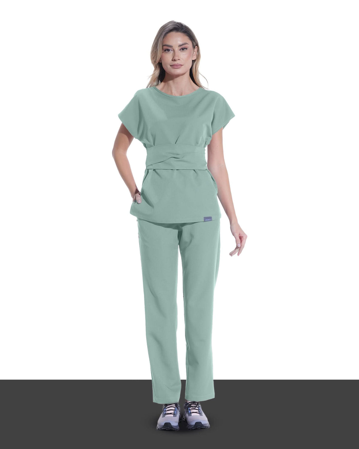 Bluza medicala CELESTE jad - 1zero1.ro