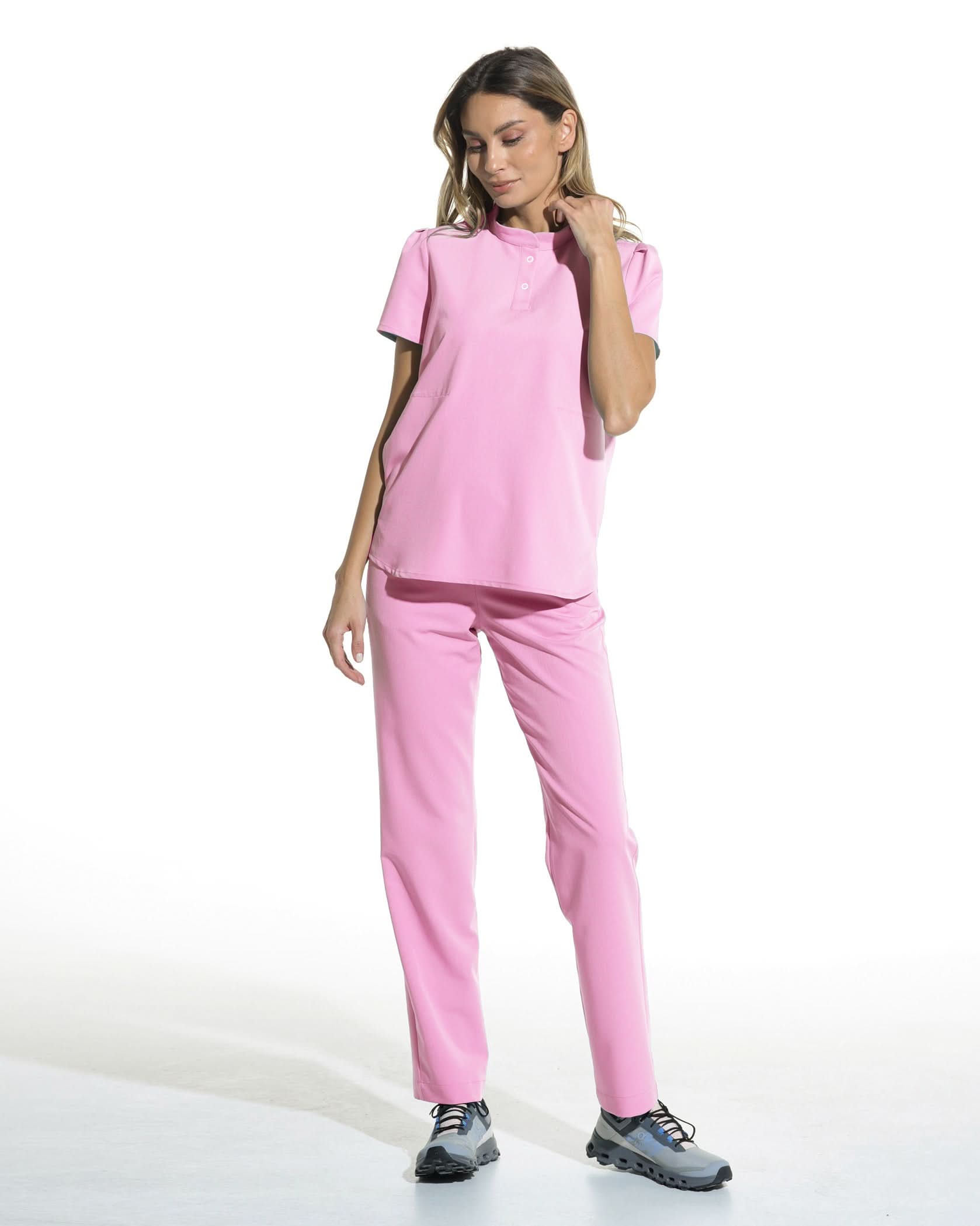 Bluza medicala FRIDA roz - 1zero1.ro