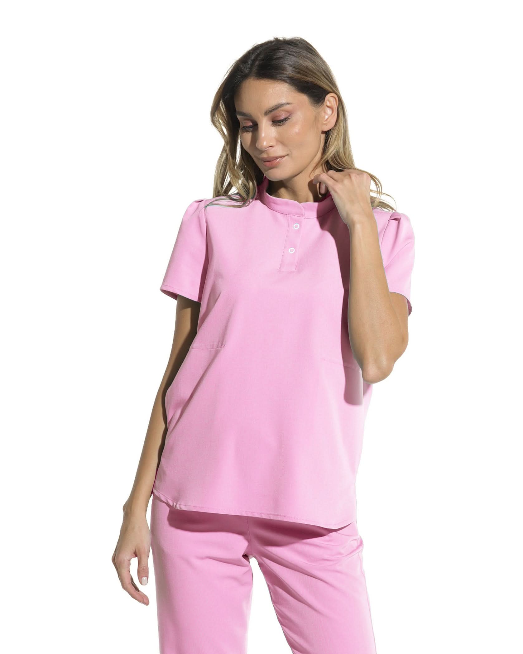 Bluza medicala FRIDA roz - 1zero1.ro