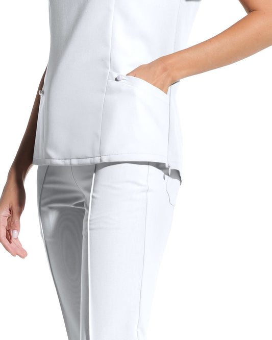 Bluza medicala PETALI alb