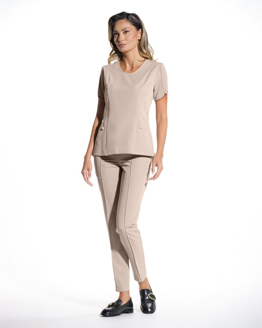 Bluza medicala PETALI latte