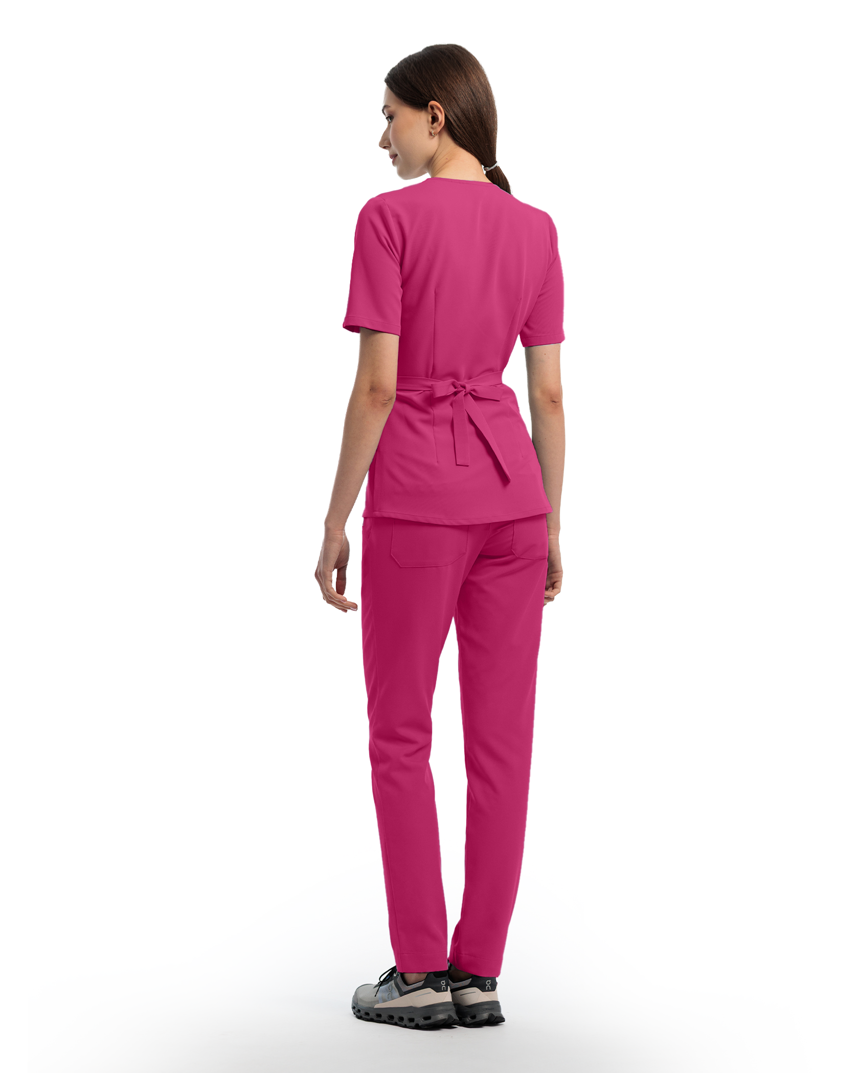 SIENA Magenta Scrub Top - Image 3