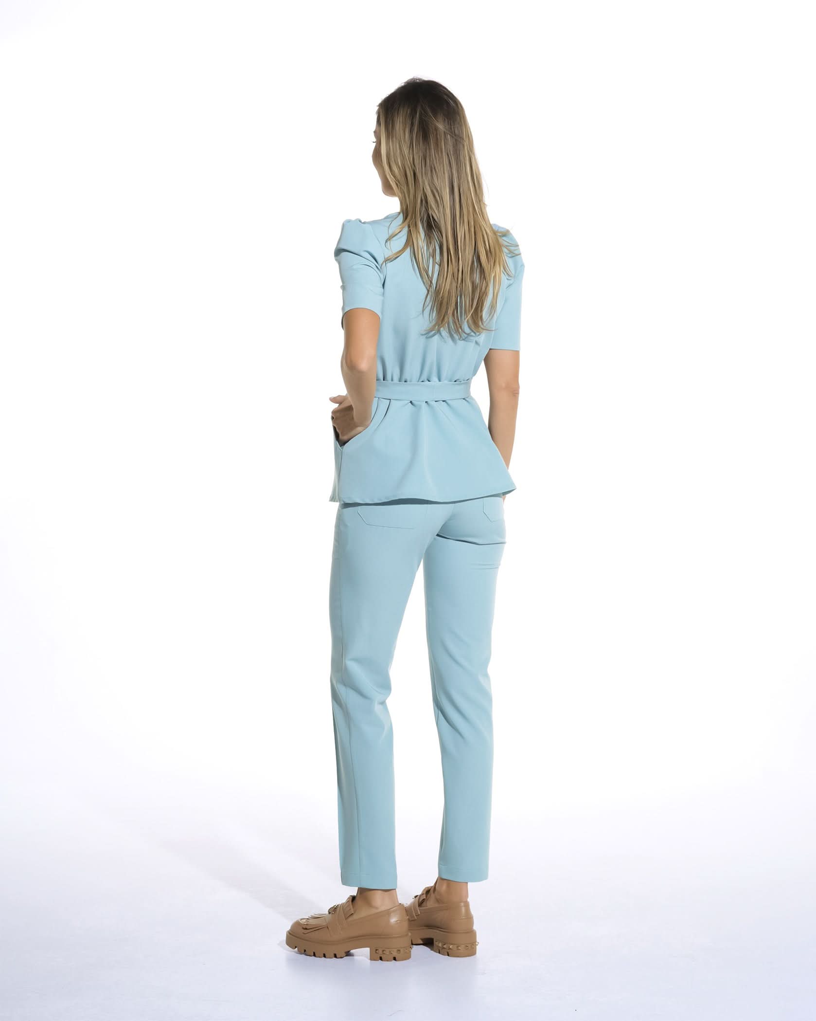 Bluza medicala MIRA blue - 1zero1.ro
