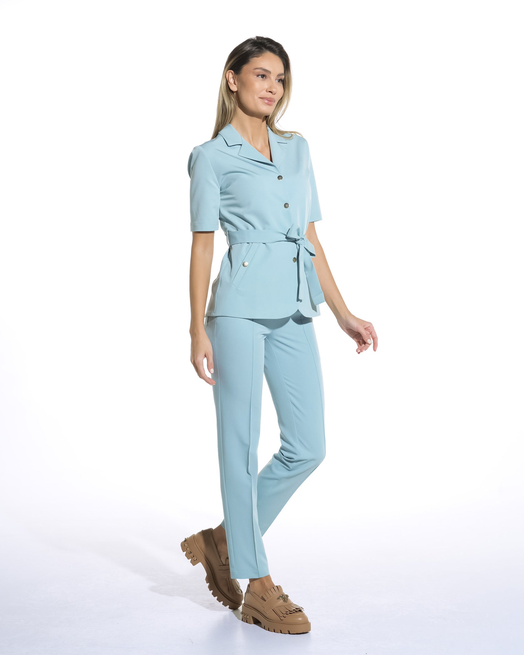 NOVUM pantaloni medicali blue - Imagine 3