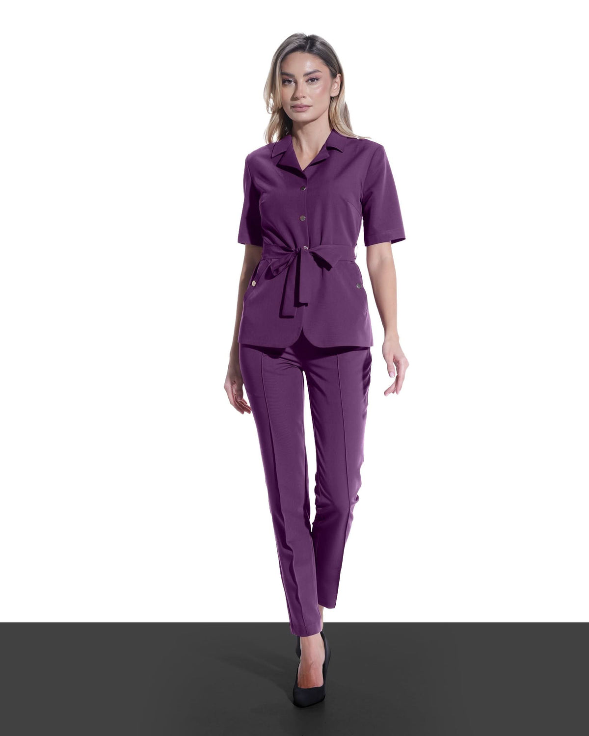 Medizinische Bluse VENUS Pflaume