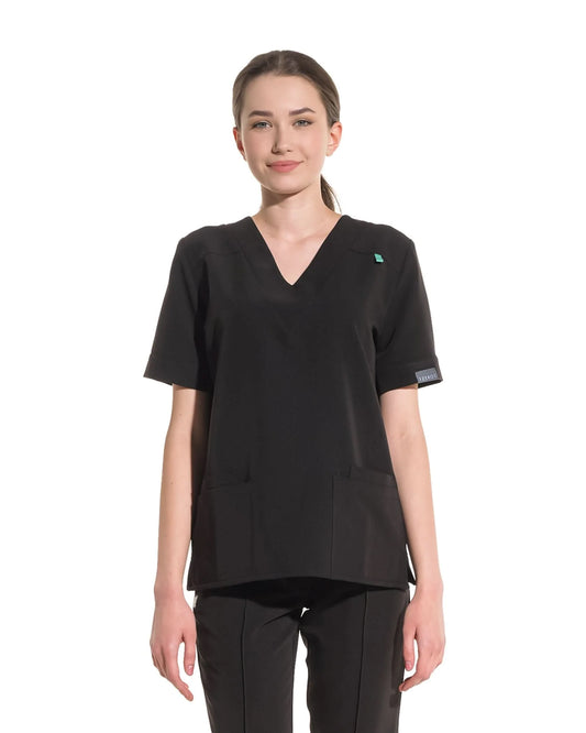 Costum medical CLASIC Negru