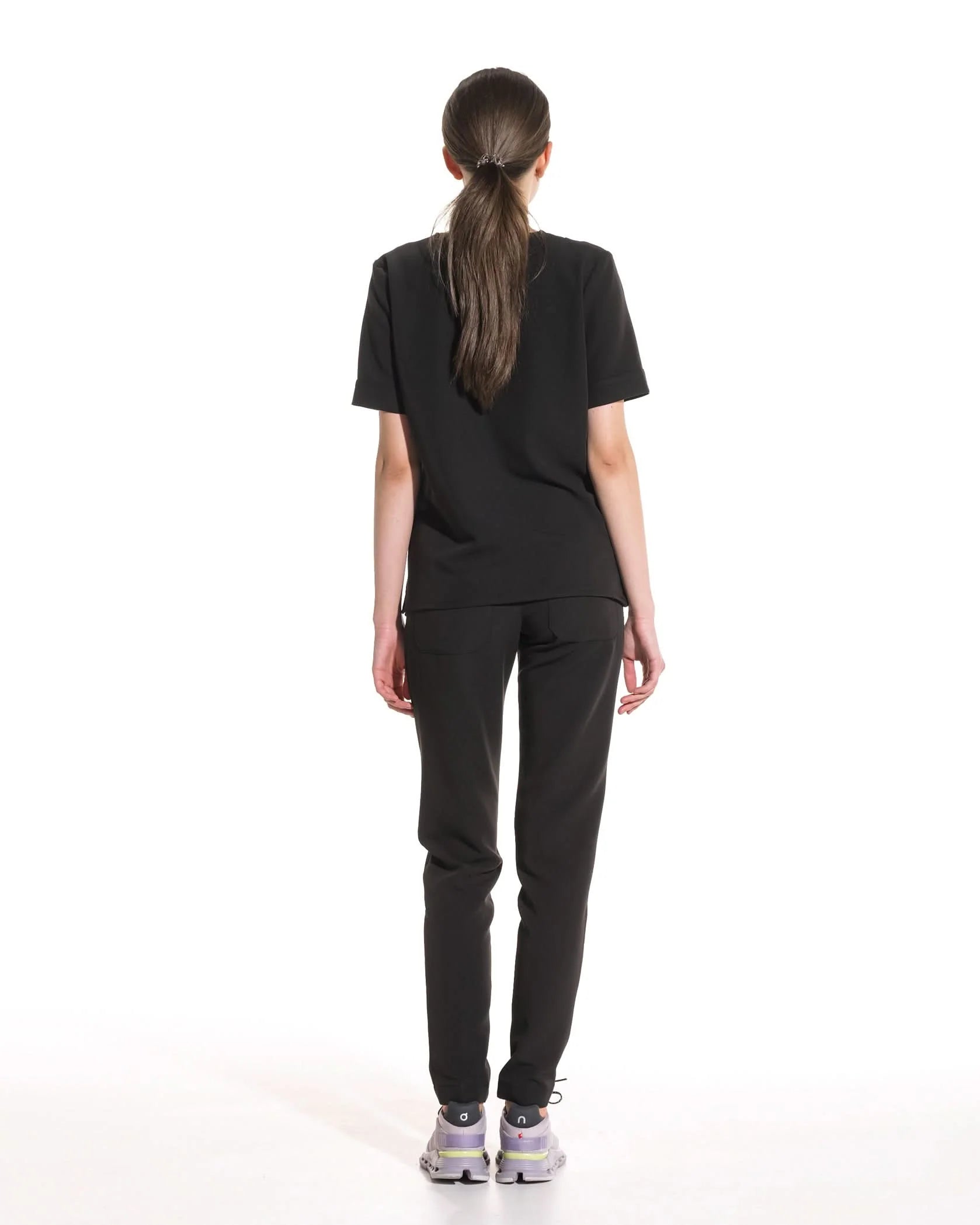 Costum medical CLASIC Negru - Image 5