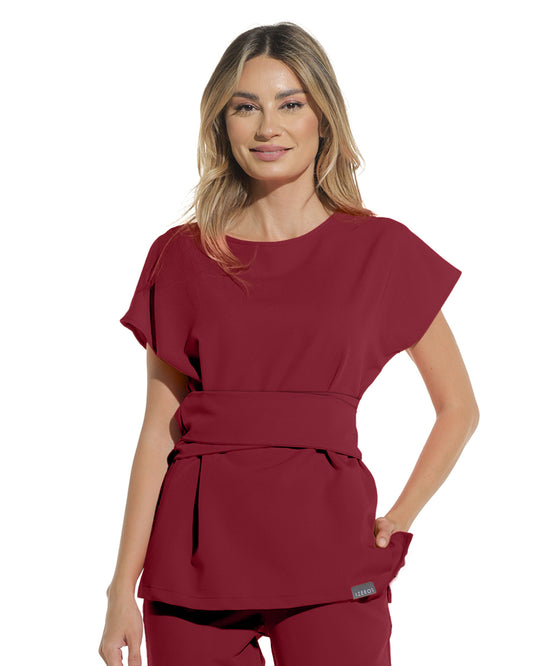 Bluza medicala CELESTE bordo