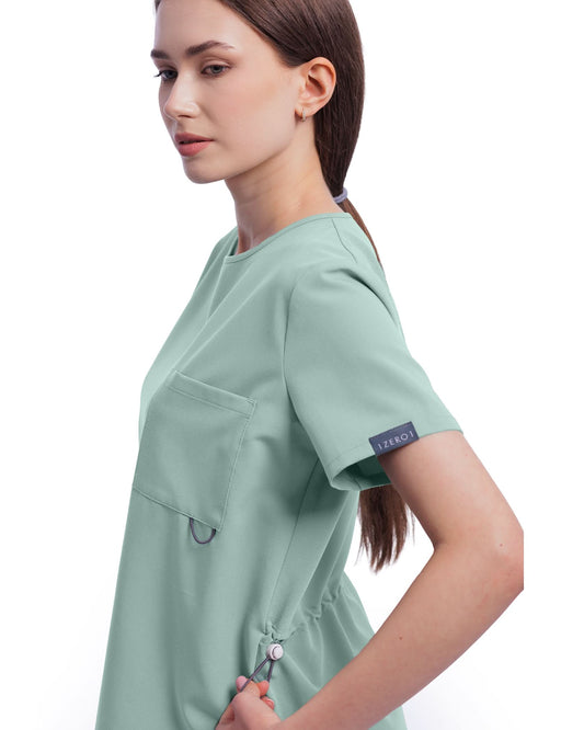FLOW Jade Scrub Top