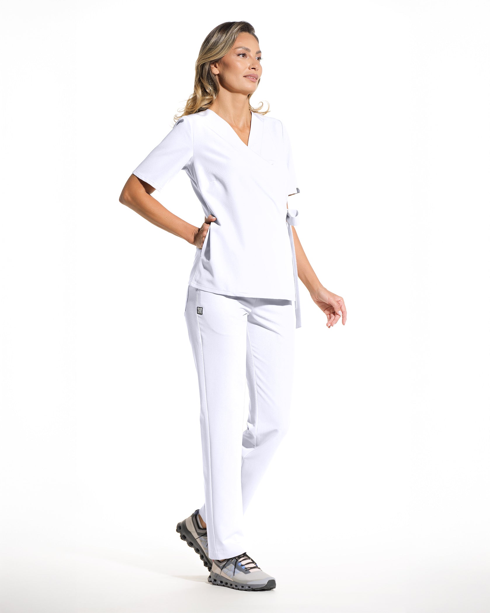 ANAIS White Scrub Top - Image 4