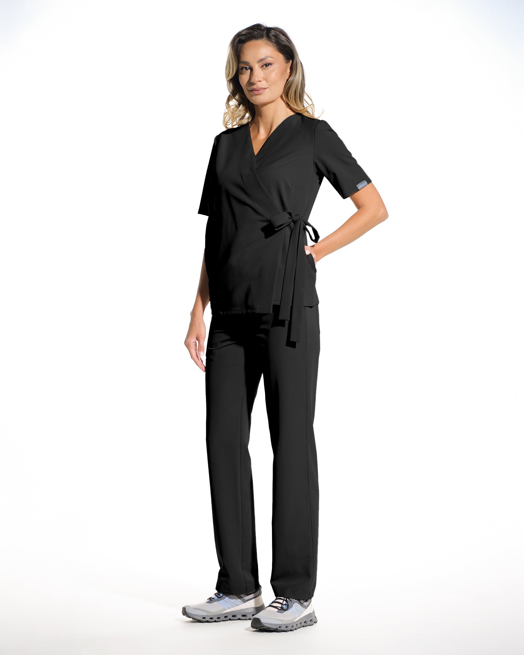 ANAIS Black Scrub Top - Image 4