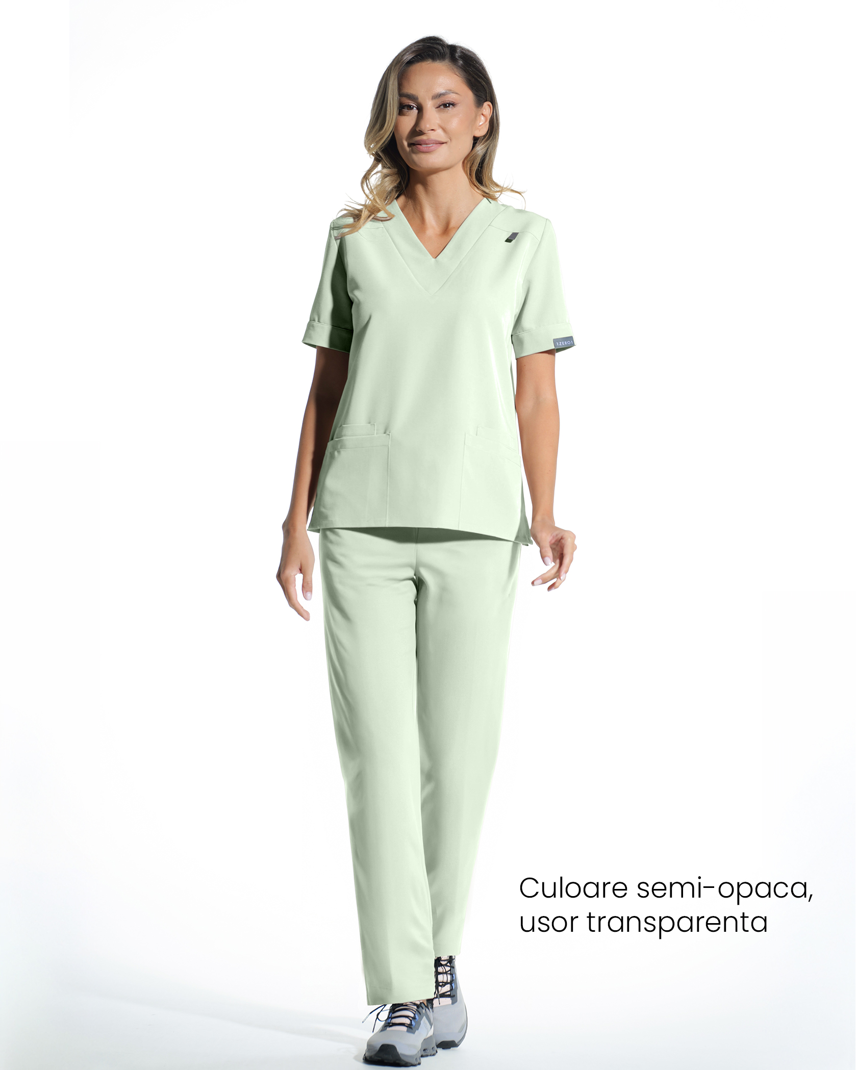 VERSO Matcha Scrub Top - Image 3