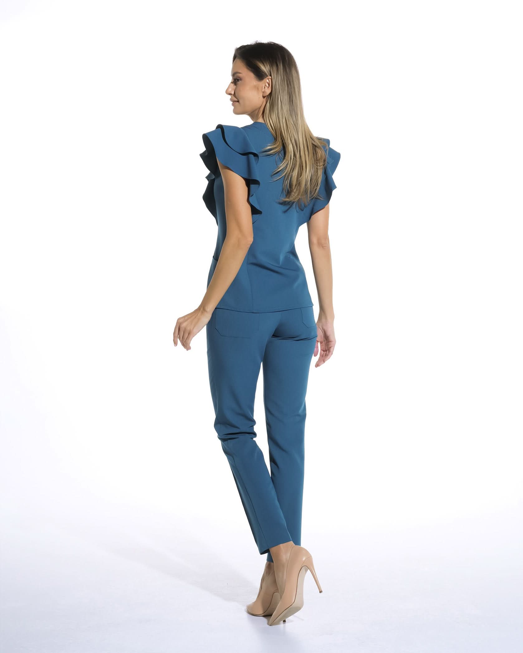 Bluza medicala AVRA marine - 1zero1.ro