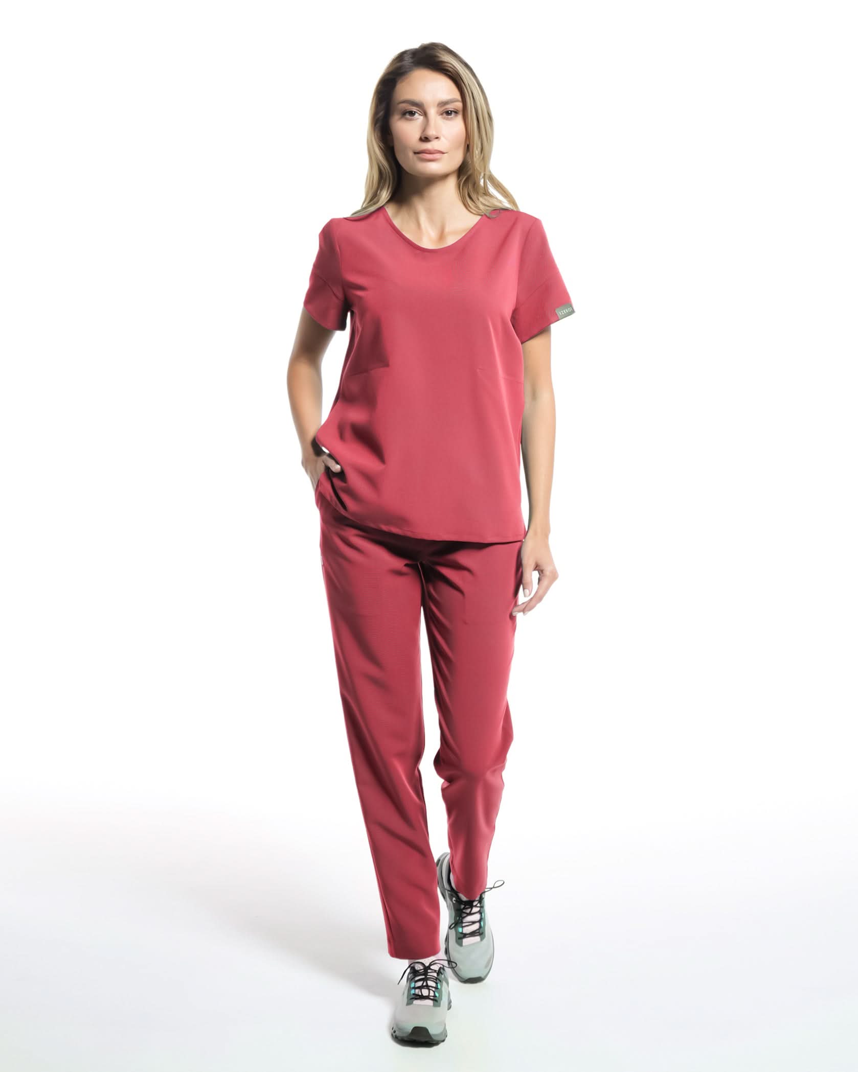 Bluza medicala AMBRA salmon - 1zero1.ro
