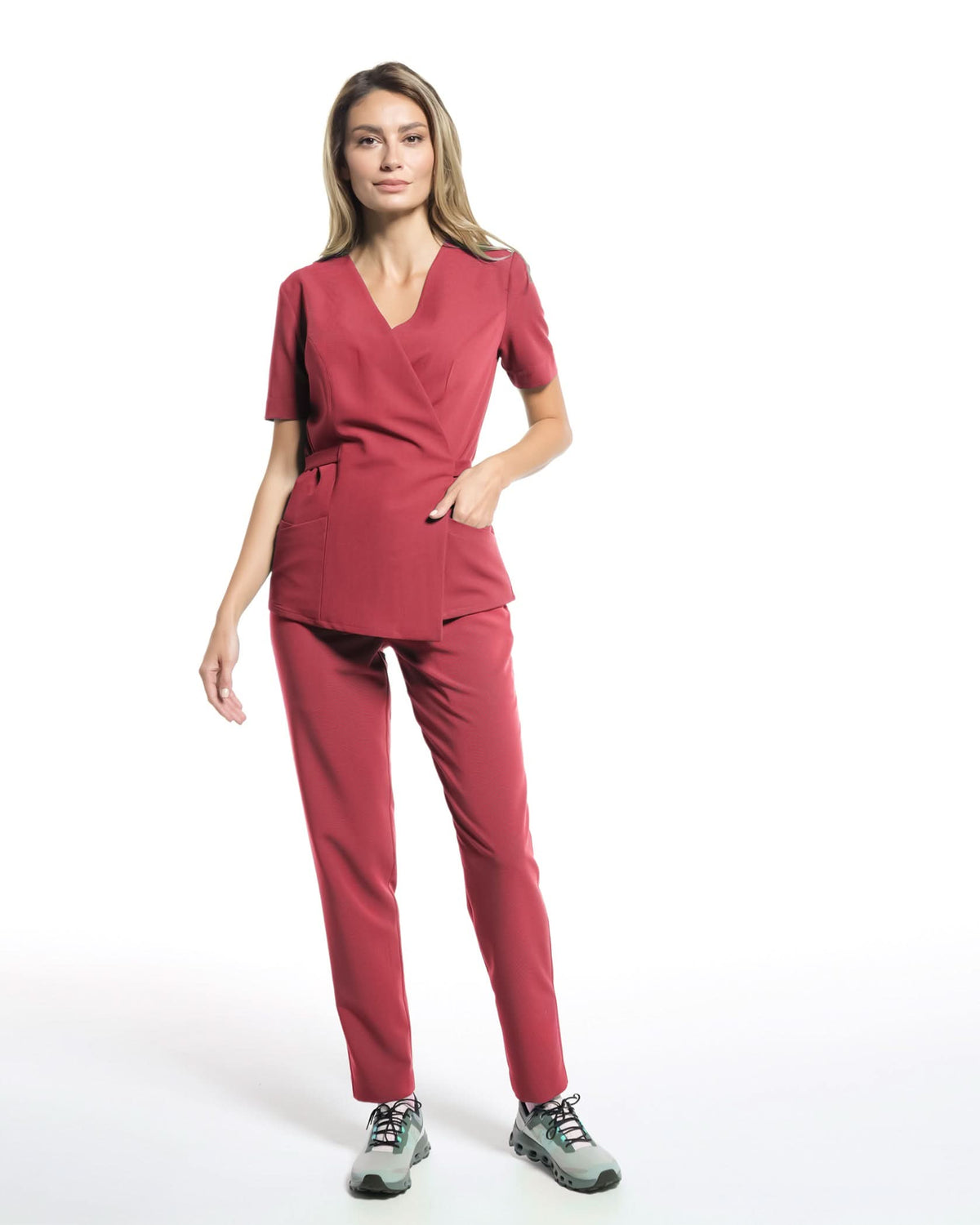Bluza medicala SIENA salmon