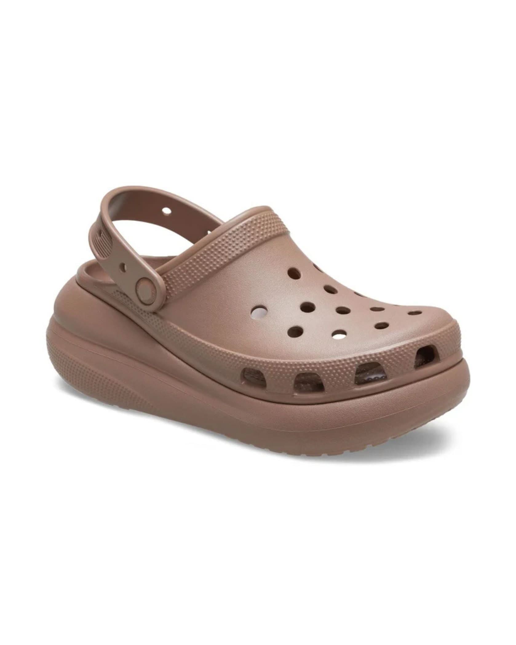 CROCS Crush Latte Clogs - Detail Nahaufnahme