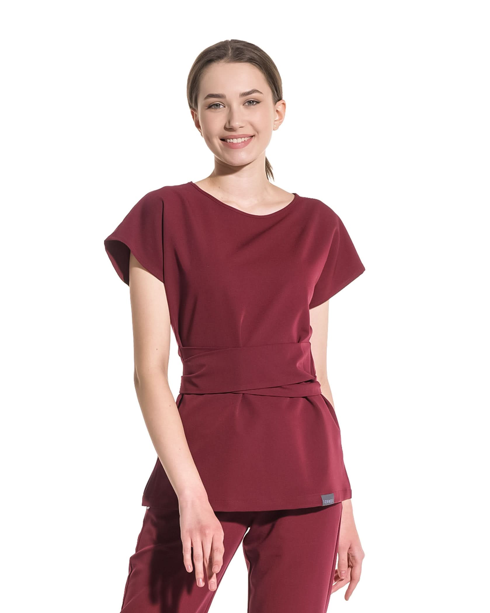 Bluza medicala CELESTE bordo - 1zero1.ro