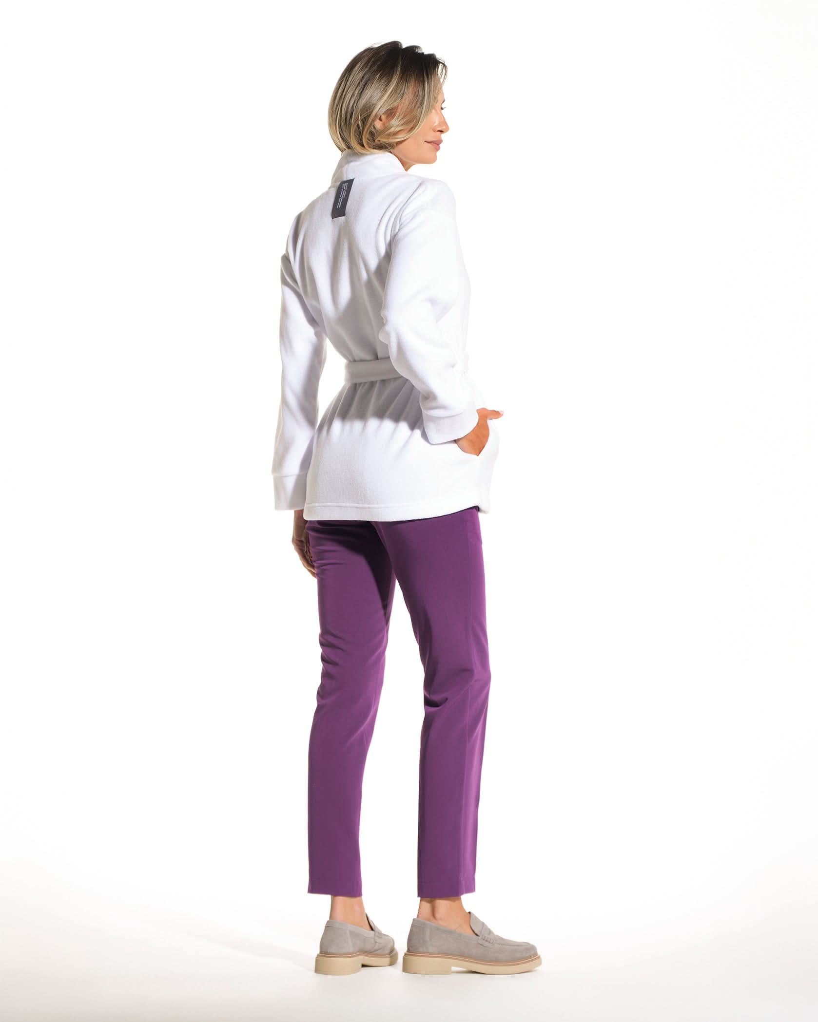 Women's COZY white medical coat - Image 7
