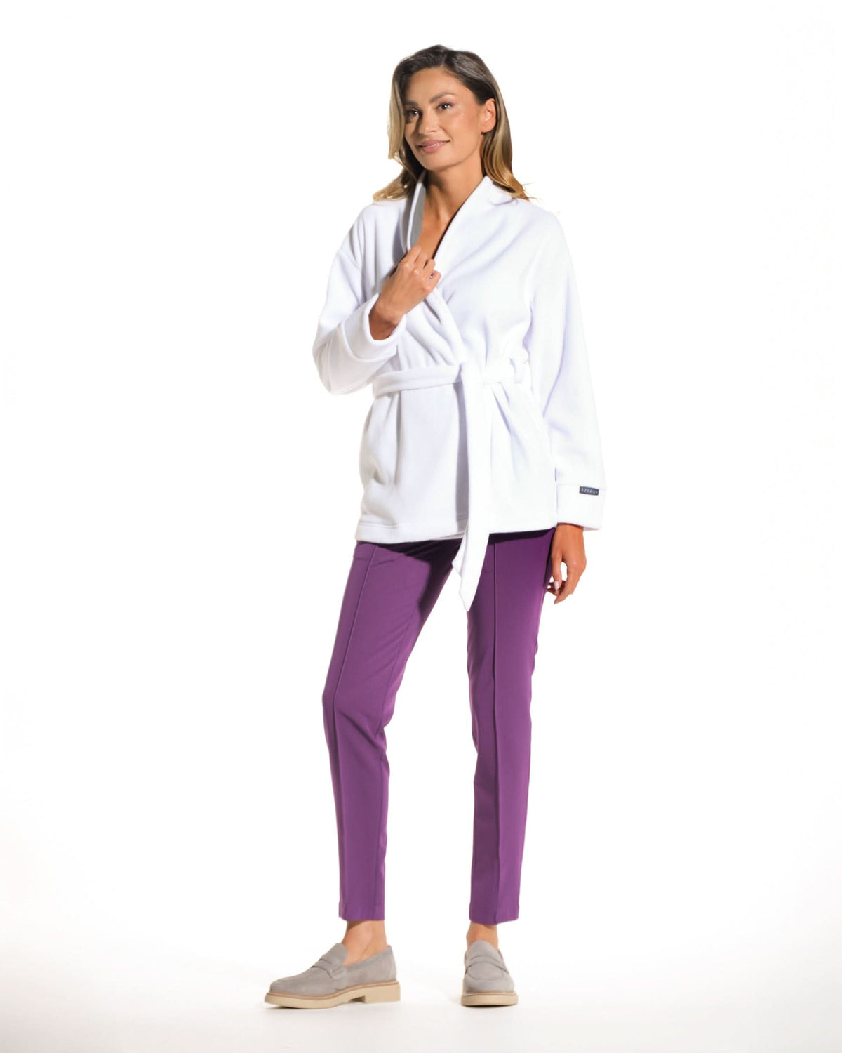 Halat medical dama LOTUS alb