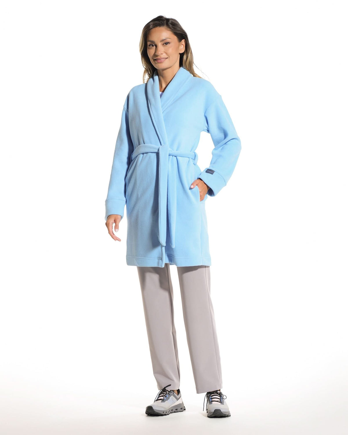 SOFT Blau Laborkittel