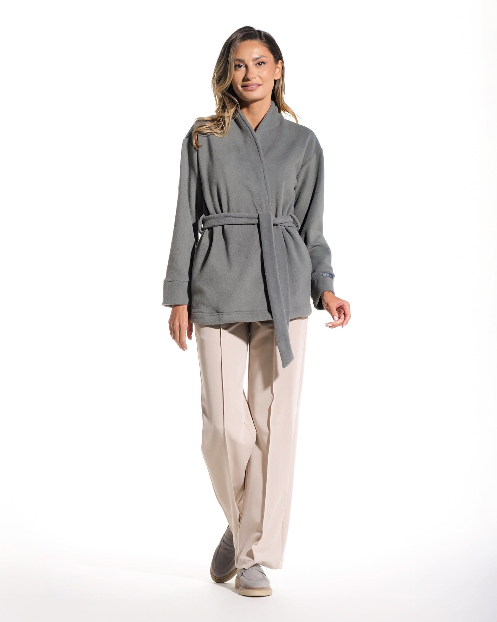 Damen-Arztkittel COZY Grau - Bild 3