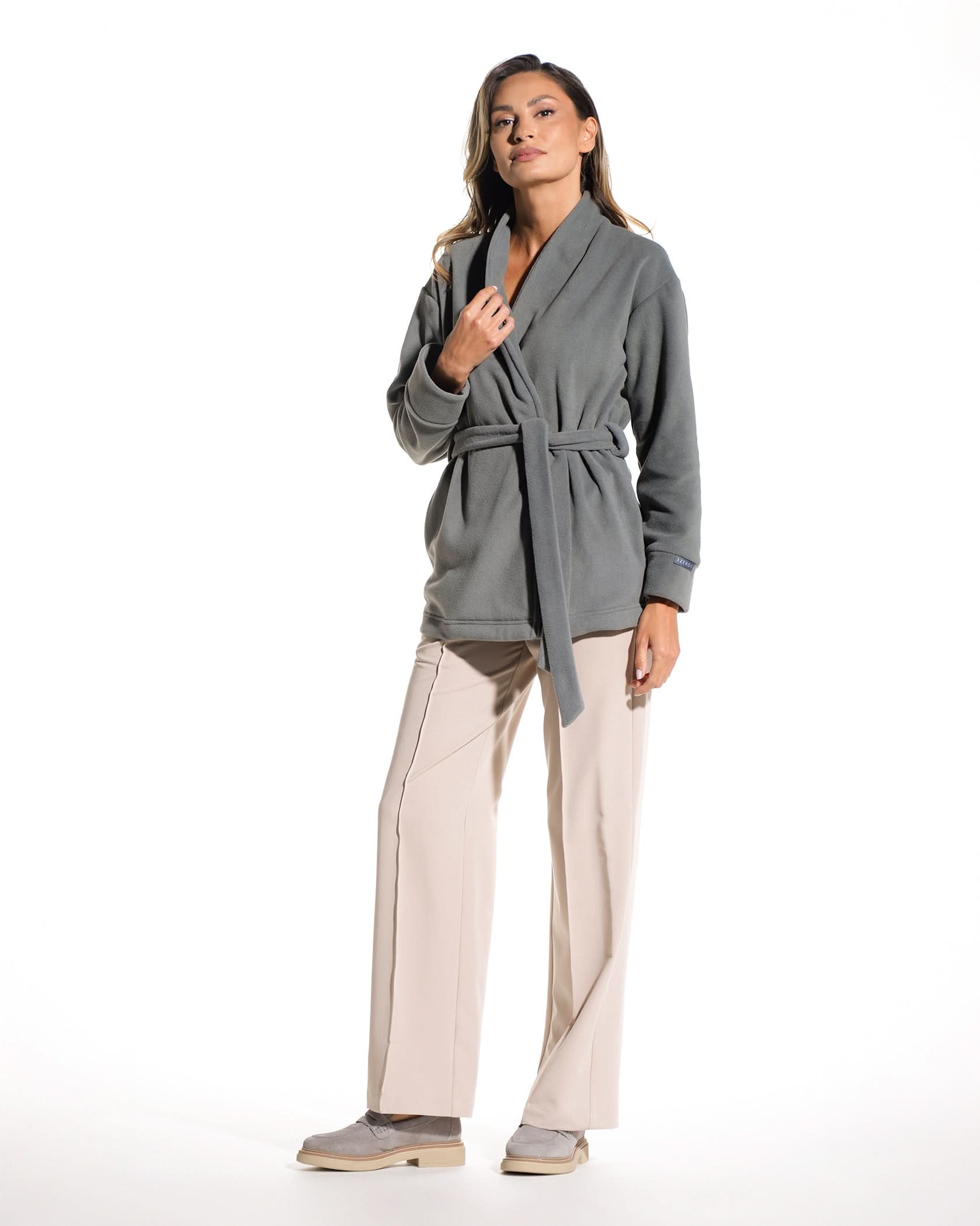 Damen-Arztkittel COZY Grau - Bild 5