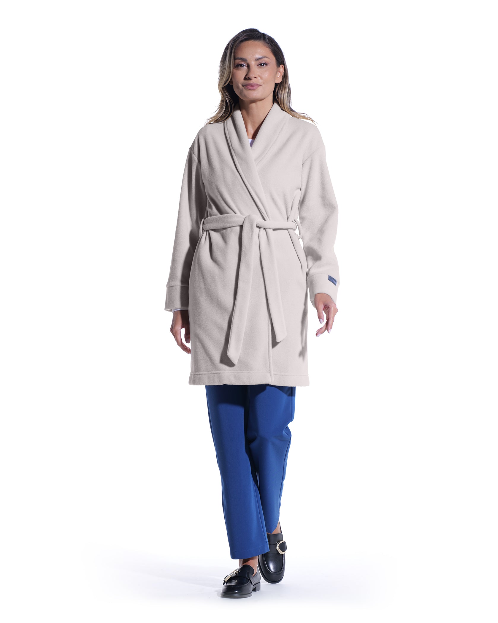 Halat medical dama SOFT grej - Image 5
