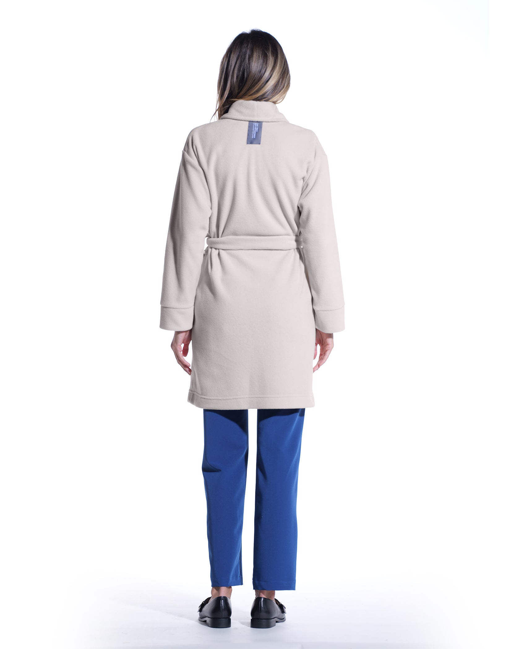 Halat medical dama SOFT grej - Image 3