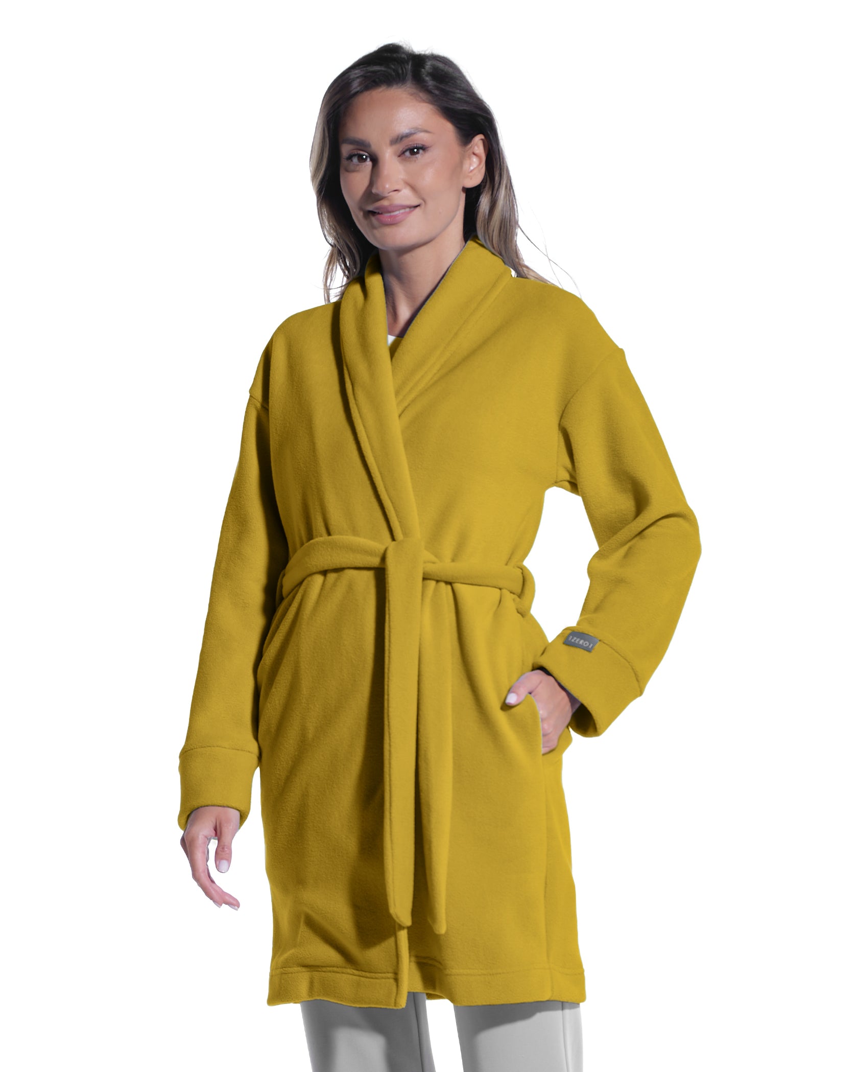 Halat medical dama SOFT lime - Close up details