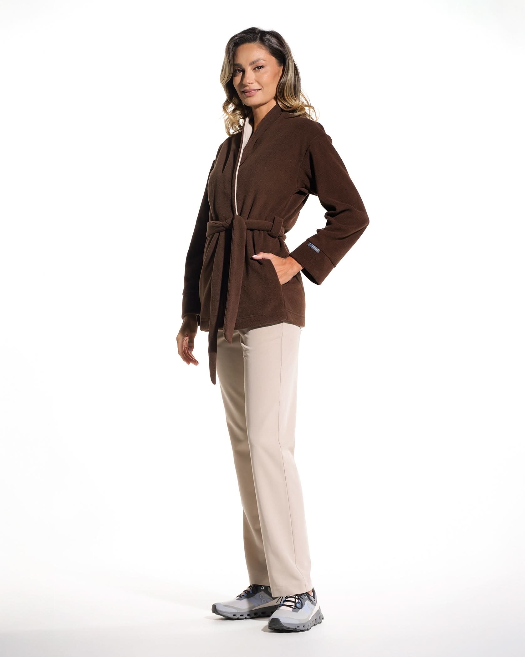 Damen-Arztkittel COZY Mokka - Bild 5
