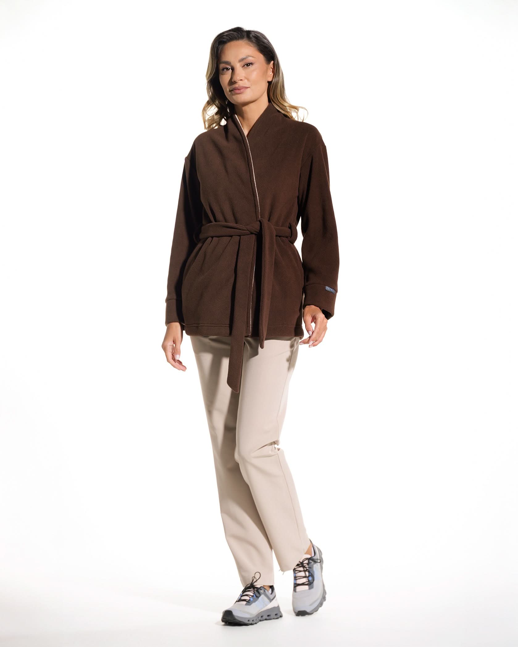 Damen-Arztkittel COZY Mokka - Bild 3